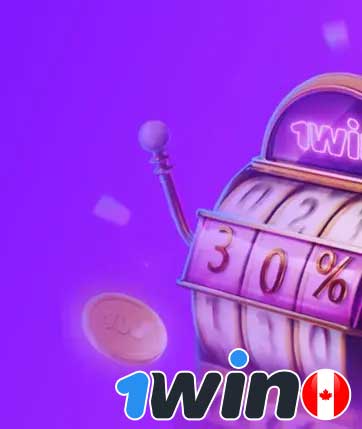1win Casino Canada banner highlighting a special bonus offer with vibrant graphics.