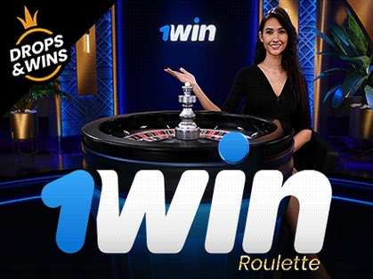 1win Roulette game interface featuring a classic roulette wheel and betting options.